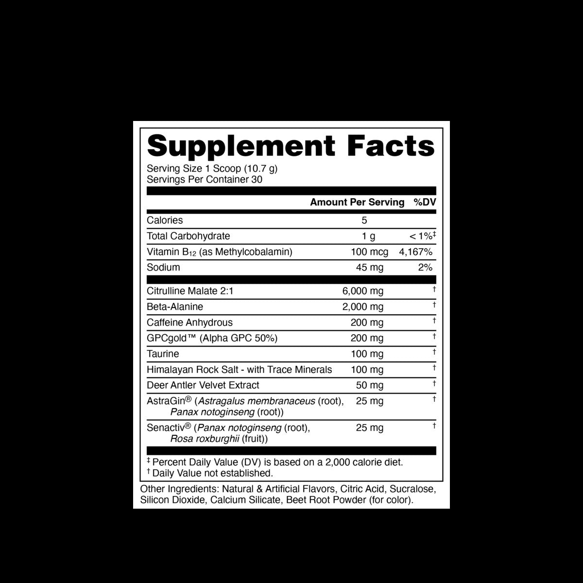 Bucked Up Pre-Workout