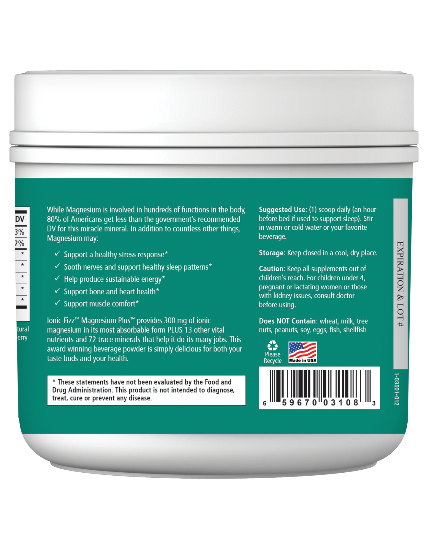 Ionic-Fizz Magnesium Plus Mixed Berry