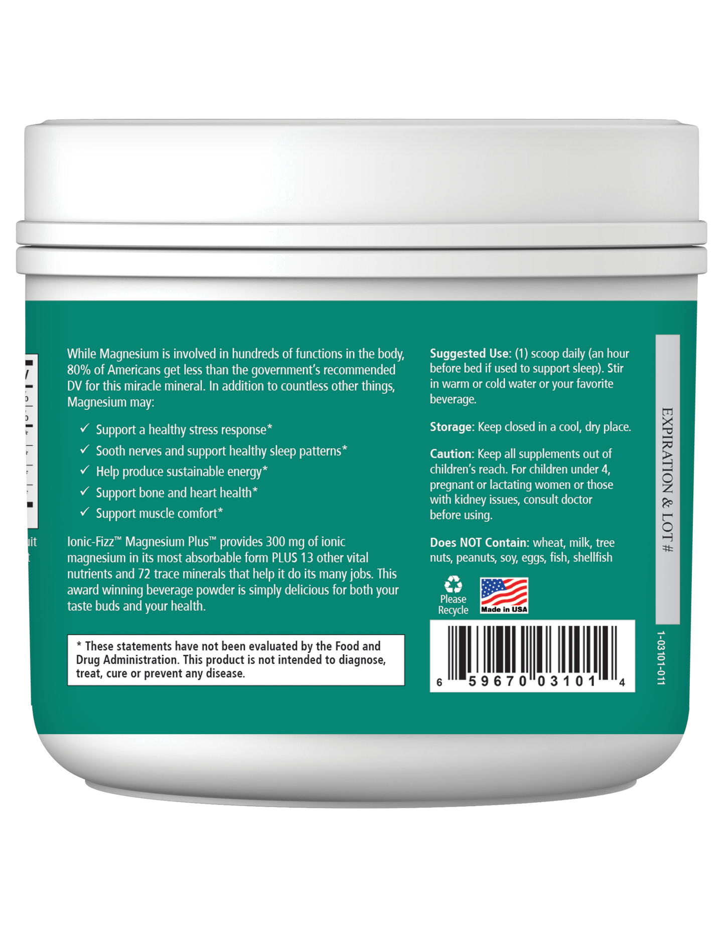 Ionic-Fizz Magnesium Plus Raspberry Lemonade