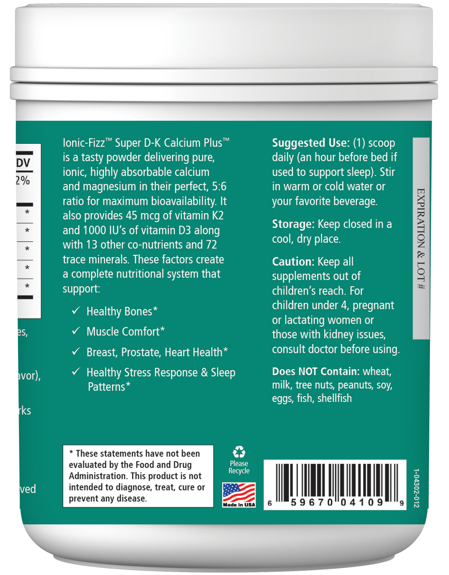 Ionic-Fizz Super D-K Calcium Plus Mixed Berry