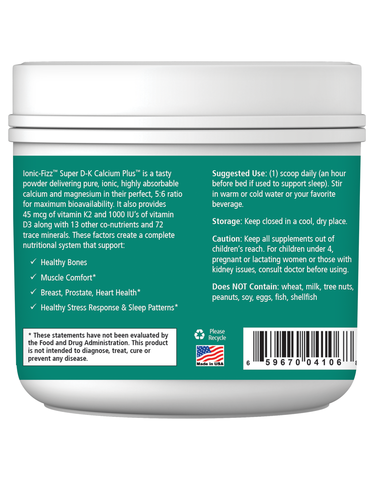 Ionic-Fizz Super D-K Calcium Plus Orange Vanilla