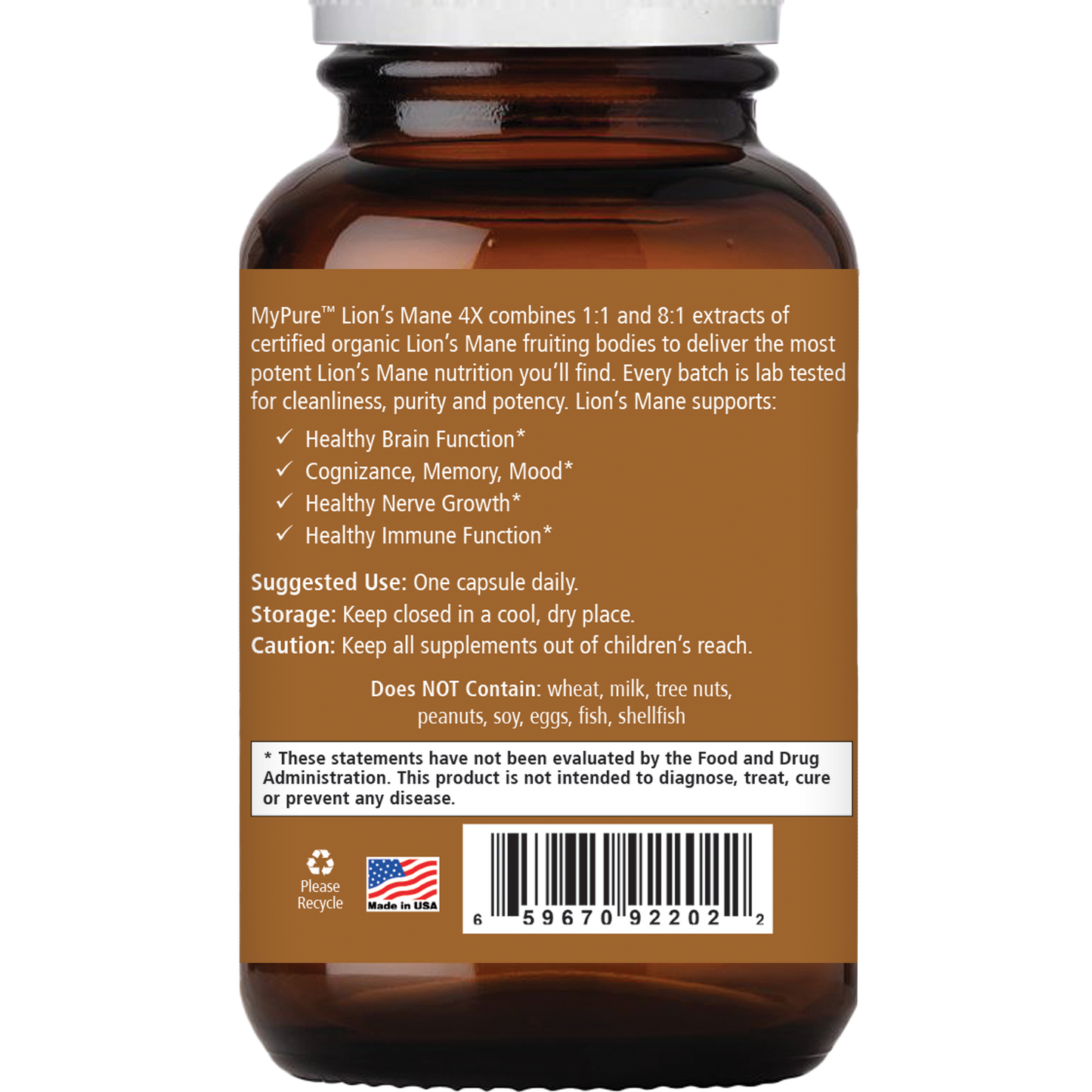 MyPure Lion's Mane 4X