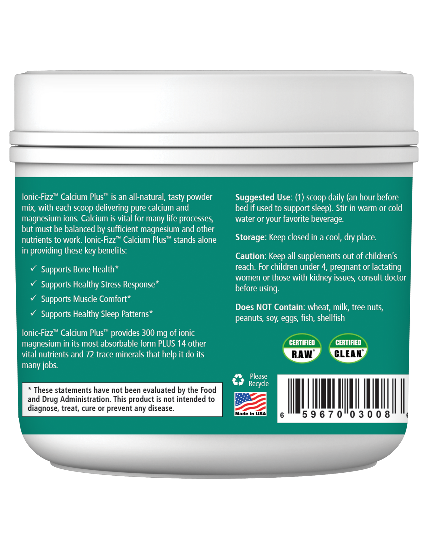 Ionic-Fizz Calcium Plus Mixed Berry