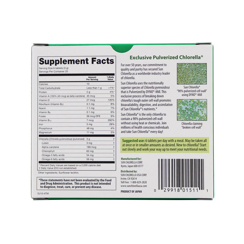 Sun Chlorella 500 mg