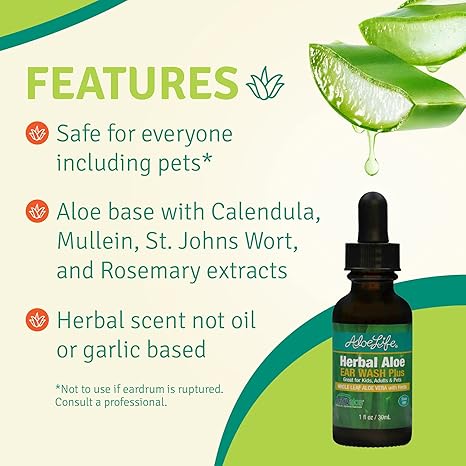 Herbal Aloe Ear Wash Plus