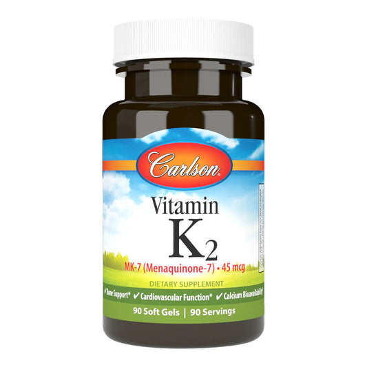 Vitamin K2 MK-7 (Menaquinone 7) 45mcg