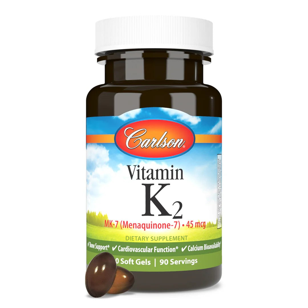 Vitamin K2 MK-7 (Menaquinone 7) 45mcg