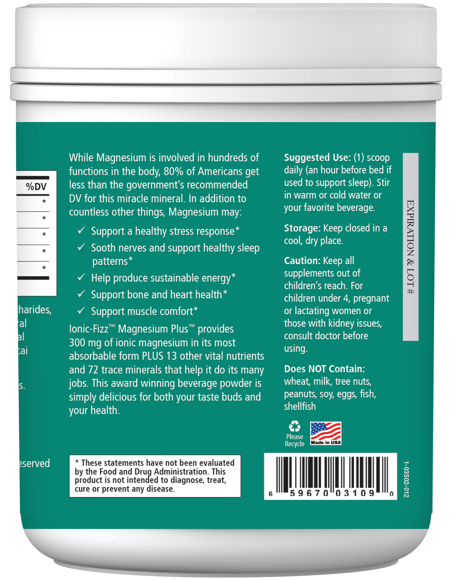 Ionic-Fizz Magnesium Plus Mixed Berry