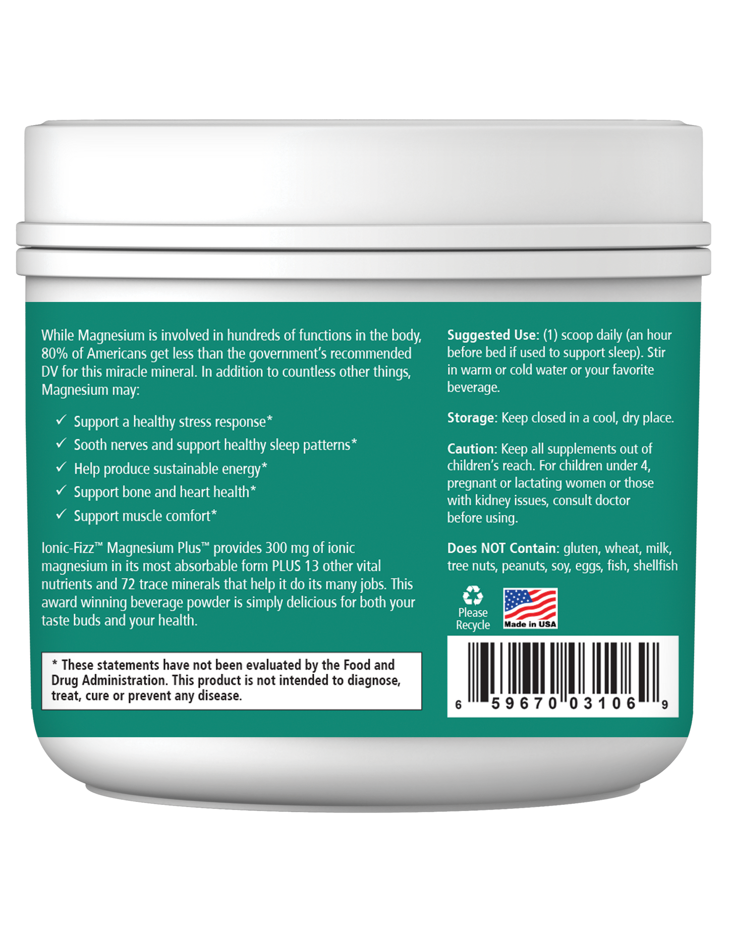 Ionic-Fizz Magnesium Plus Orange Vanilla