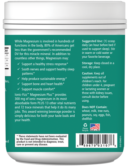 Ionic-Fizz Magnesium Plus Orange Vanilla