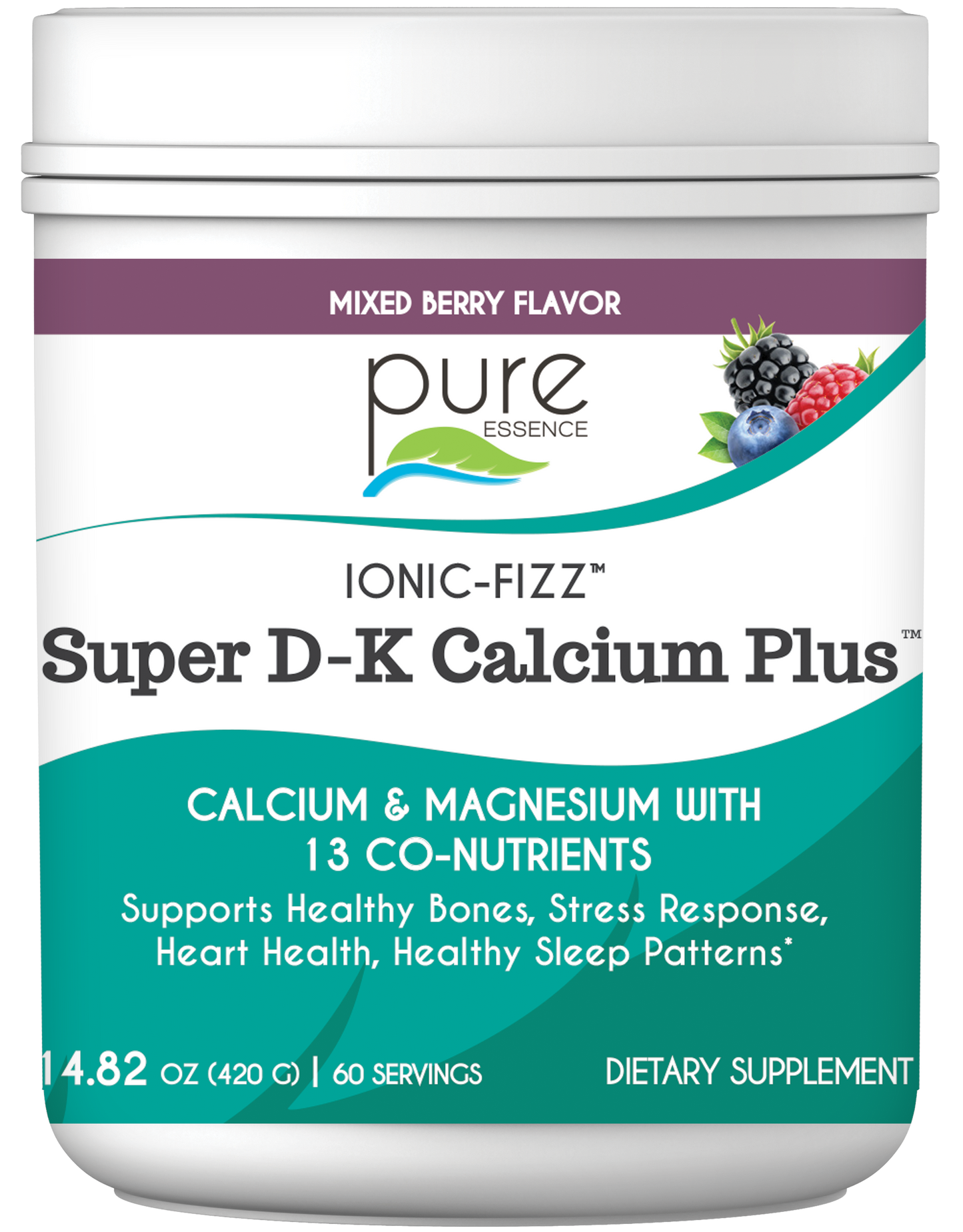Ionic-Fizz Super D-K Calcium Plus Mixed Berry