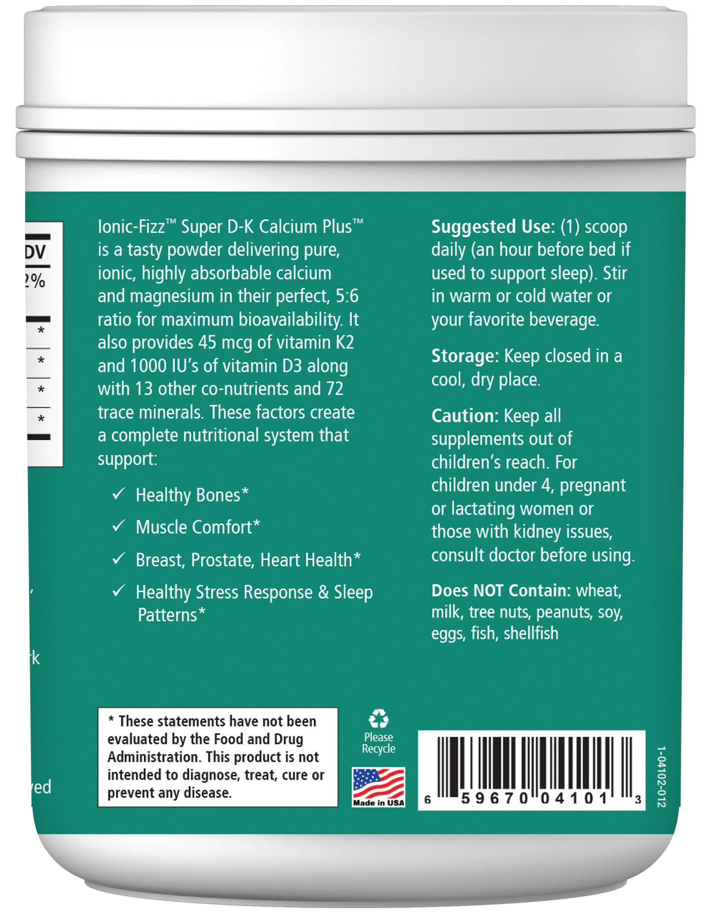 Ionic-Fizz Super D-K Calcium Plus Raspberry Lemonade
