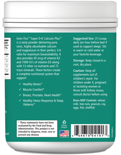 Ionic-Fizz Super D-K Calcium Plus Raspberry Lemonade