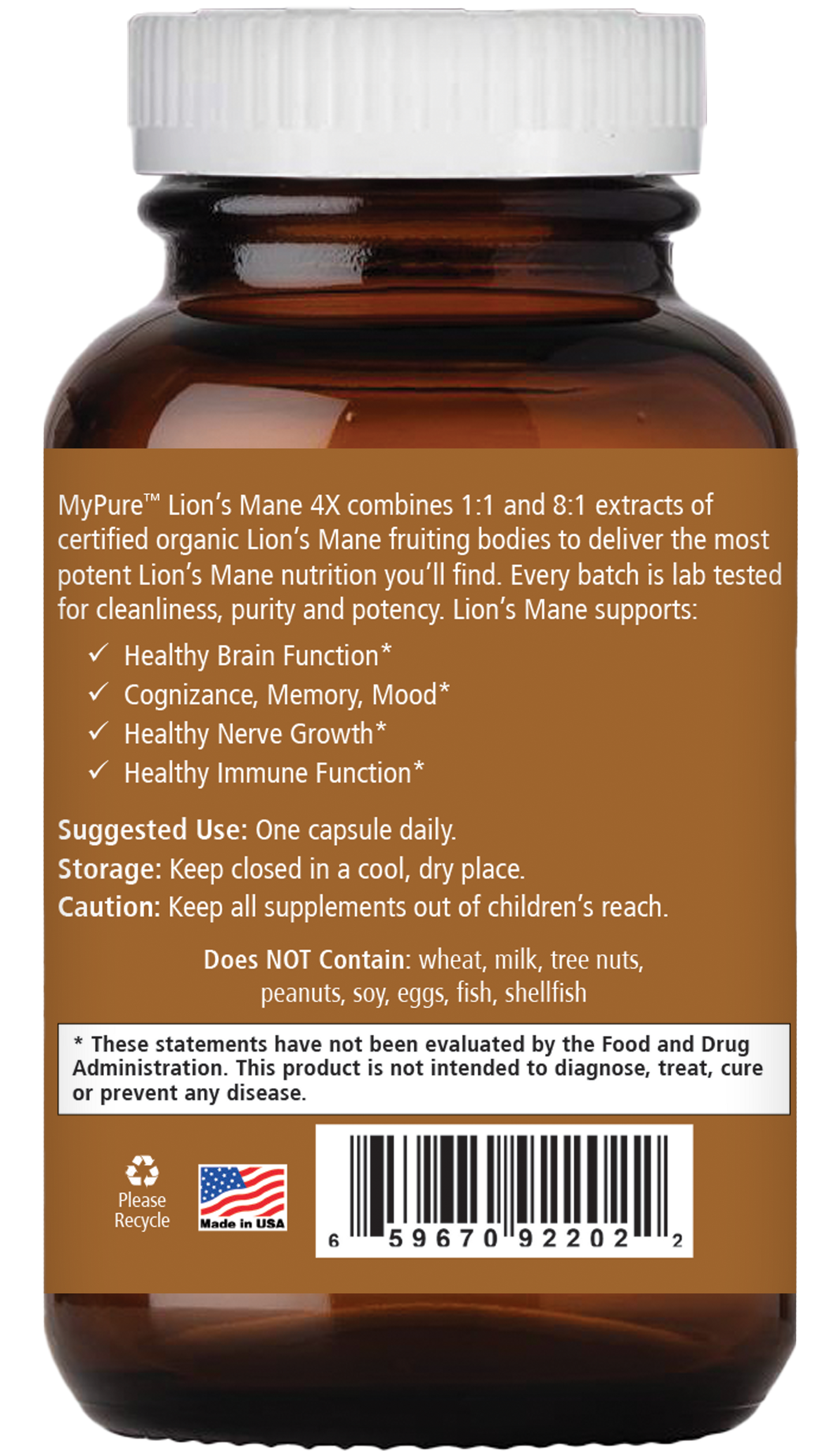 MyPure Lion's Mane 4X