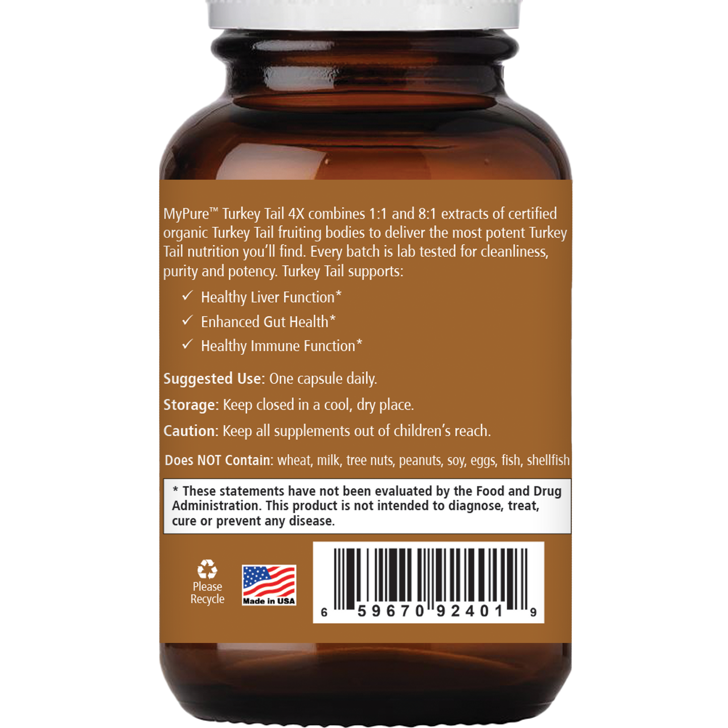 MyPure Turkey Tail 4X
