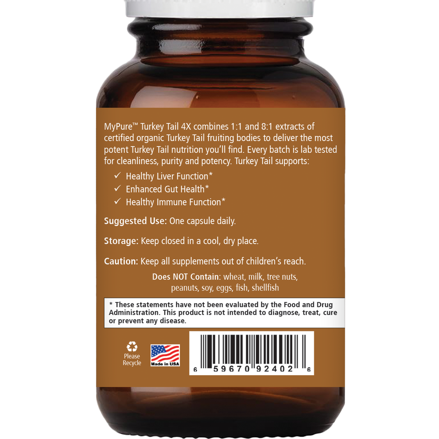 MyPure Turkey Tail 4X
