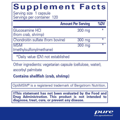Glucosamine Chondroitin with MSM