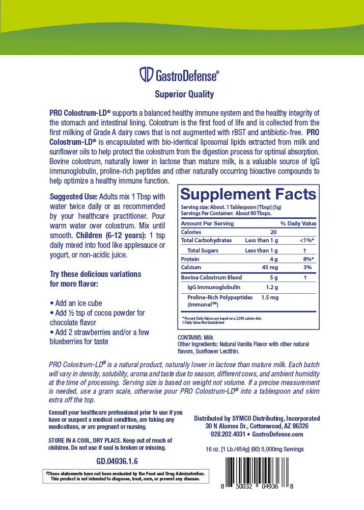 PRO Colostrum-LD Vanilla